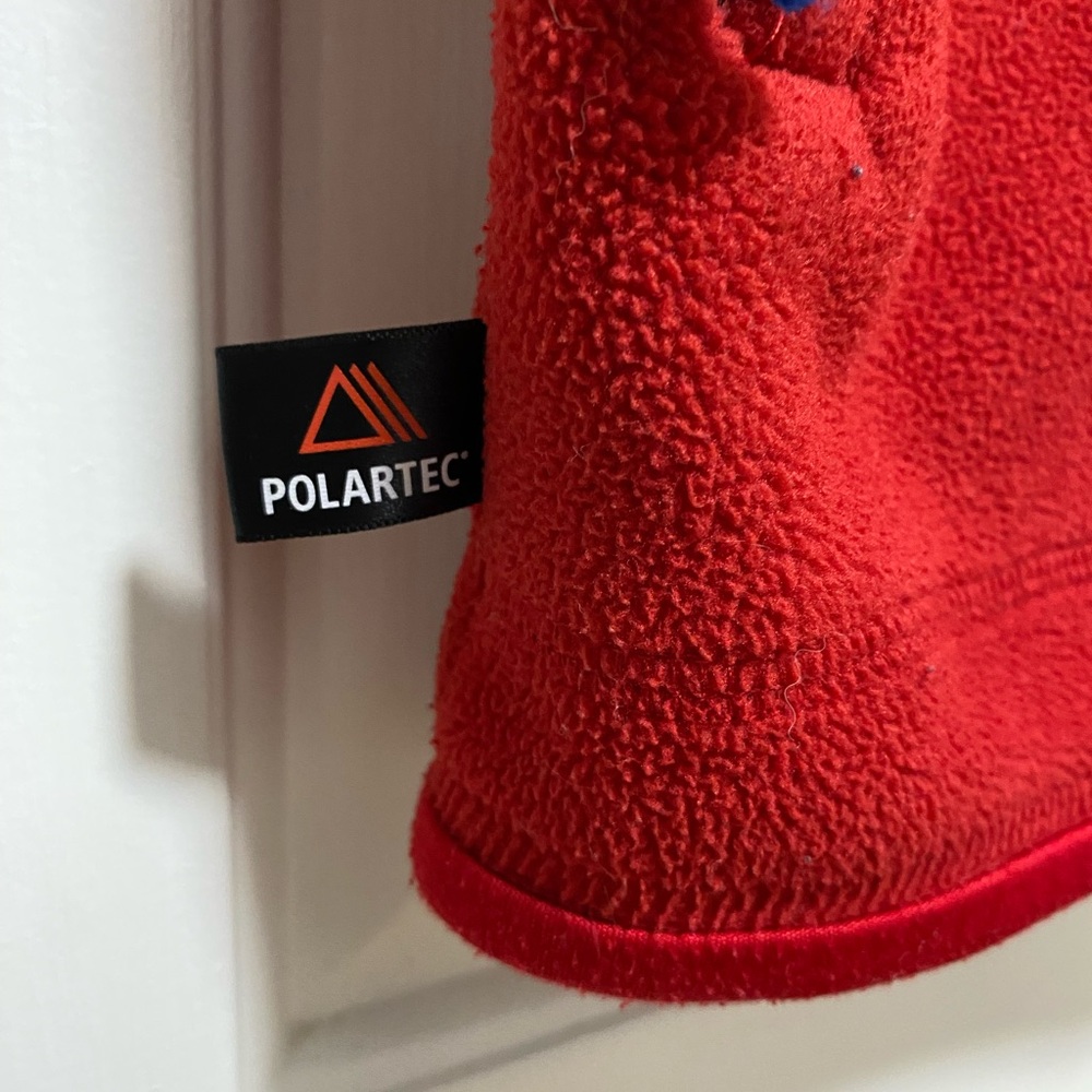 Vail Colorado Fleece Full Zip Vest Red - Picture 9 of 13